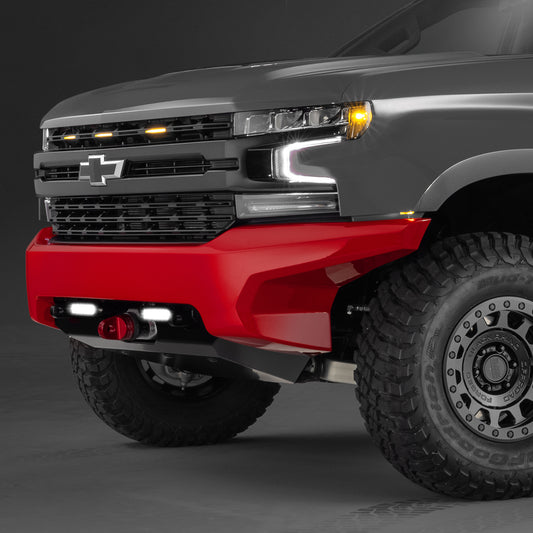 BLACKLAKE Wide-Body Front Bumper System and Heavy Duty Skidplate - Silverado 1500