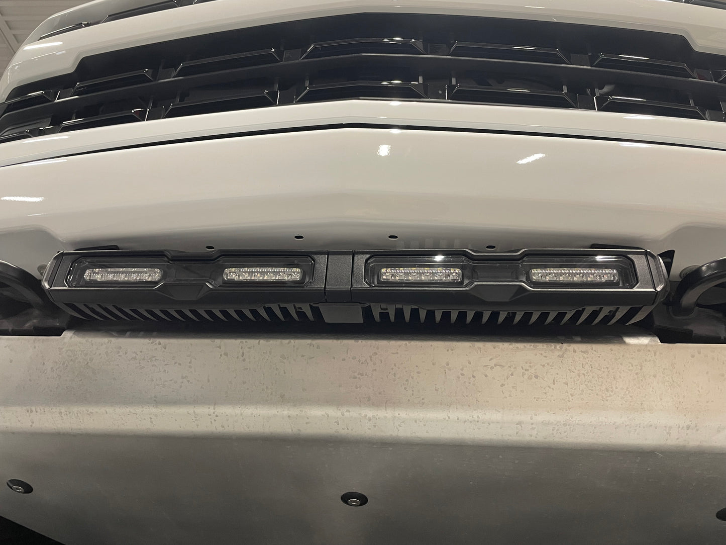 Front Fog Lamp Bar with Silverado Brackets and Plug-and-Play Wiring